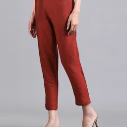 Pleat-Front Pants with Semi-Elasticated Waist image 2