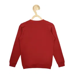 allen solly Brand Print Round-Neck Sweatshirt image 2
