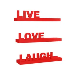 home sparkle Typographic Wooden Wall Shelves image 2