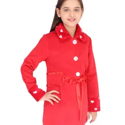 cutecumber Button-Front Jacket with Tie-Up image 2