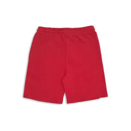 kidsville Superhero Print Shorts with Drawstring Cord image 2