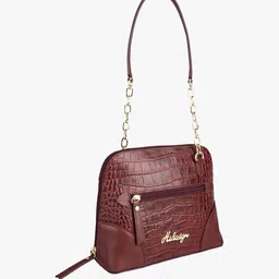 hidesign Croc-Embossed Shoulder Bag image 2