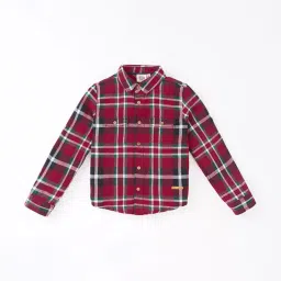 ed-a-mamma Sustainable Checked Shirt with Flap Pockets image 2
