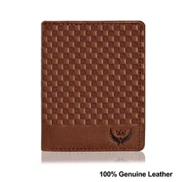 lorenz Checked Genuine Leather Bi-Fold Wallet image 2