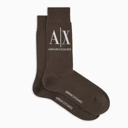 armani exchange Men Brand-Knit Mid-Calf Length Socks-picture-41
