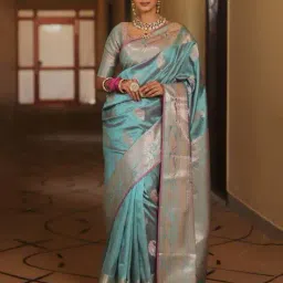 indie picks Stylish Traditional Saree image 2