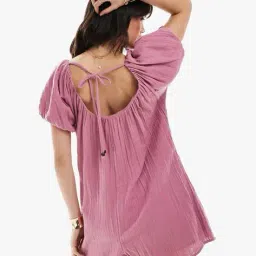 asos design Romper Playsuit with Bead Detail image 2