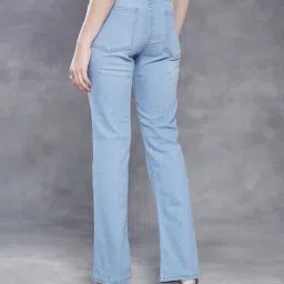 Shein Ankle Length Fly With Button Closure Mid Wash Jeans image 2