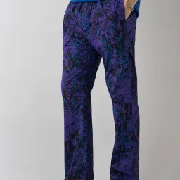 bewakoof Men Printed Pyjamas with Drawstring Waist image 2