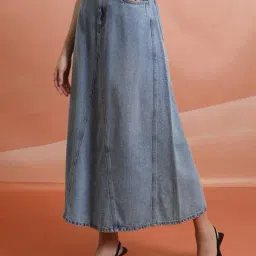 tokyo talkies Women A-Line Skirt with Insert Pockets image 2