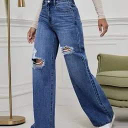buda jeans co Women Light Washed Flared Jeans  image 2
