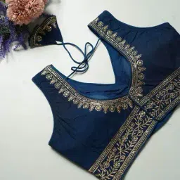 nyrika Women Self-design Back Open Blouse image 2