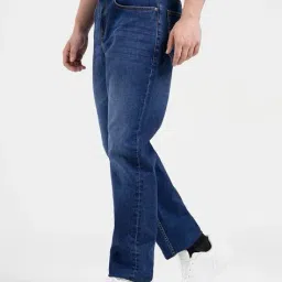 red tape Men Mid-Rise Straight Jeans with 5-Pocket Styling image 2