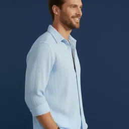 voroxy x ag Men Striped Regular Fit Shirt image 2