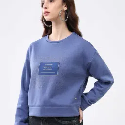 monte carlo Women Printed Regular Fit Sweatshirt image 2