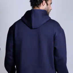 ausk Men Regular Fit Hoodie with Kangaroo Pocket image 2