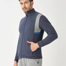 black panther Men Regular Fit Zip-Up Jacket image 2