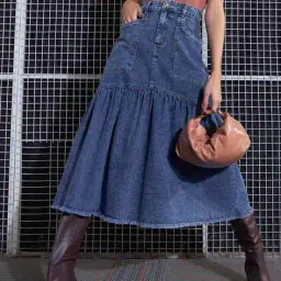 sassafras Women Flared Midi Skirt image 2