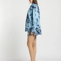 outryt by azorte Relaxed Fit Shirt with Curved Hem image 2