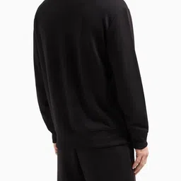 armani exchange Men Logo Print Regular Fit Crew-Neck Sweatshirt image 2