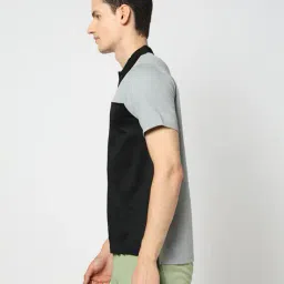 performax Men Active Lifestyle Colourblock Regular Fit Polo T-Shirt image 2