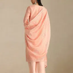 soch Women Floral Print Straight Kurta Set with Dupatta image 2