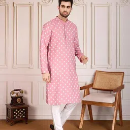 ekasya Men Regular Fit Printed Kurta image 2