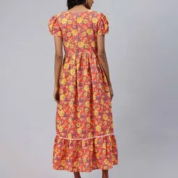 swishchick Women Floral Fit and Flare Dress image 2