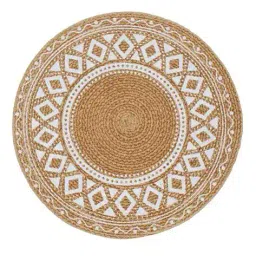 hosta homes Round Jute Table Placemat image 2
