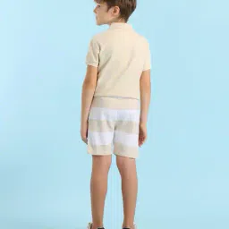 u.s. polo assn. Boys Regular Fit Stripes Shorts image 2