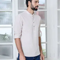 see designs Pure Cotton Short Kurta image 2