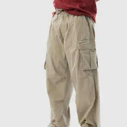 snitch Men Baggy Fit Cargo Pants image 2
