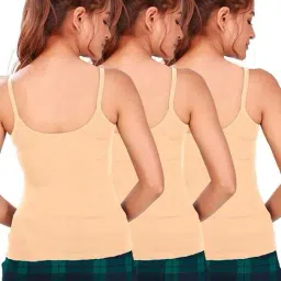 alba Pack of 3 Women Cotton Camisole  image 2
