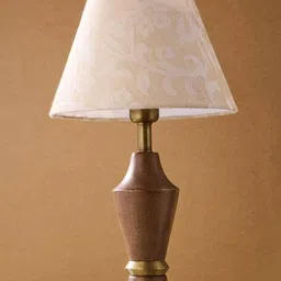 fabindia Cutwork Cotton Antra Tapered Drum Lampshade image 2