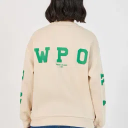 styli Women Typographic Sweatshirt image 2