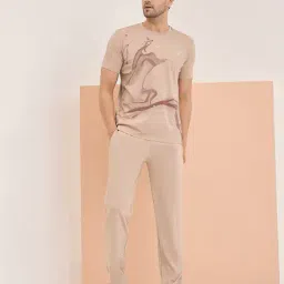 sweet dreams Men Self-design Lounge Set image 2