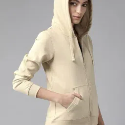 buda jeans co Women Regular Fit Zip-Front Hoodie image 2