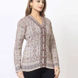 twenty me Women Self-design Cardigan image 2