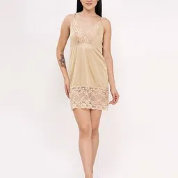 romaisa Women Lace Night Gown with Shrug image 2