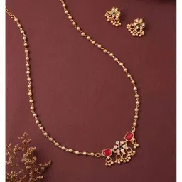 brado jewellery Women Ethnic Wear Stone Multi-Piece Set image 2