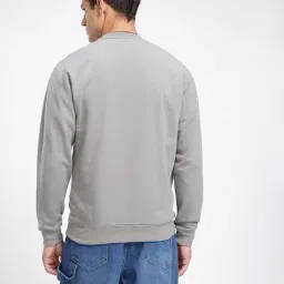 alpha tribe Men Round-Neck Regular Fit Sweatsshirt image 2