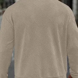 kajaru x ag Men Herringbone Patterned Regular Fit Sweatshirt image 2