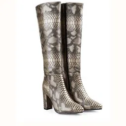 bxxy Women Knee-Length Boots with Faux leather upper image 2