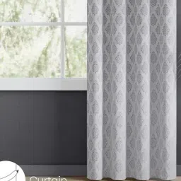 haus & kinder Silvercrest Damask Jacquard Door Curtains  image 2