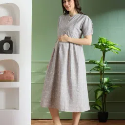 nightspree Women Floral Print Fit & Flare Dress  image 2