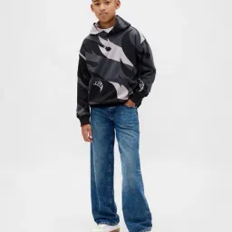 gap kids Boys Graphic Print Relaxed Fit Hoodie image 2