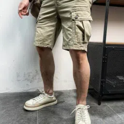 divawalk Men Regular Fit Cargo Shorts image 2