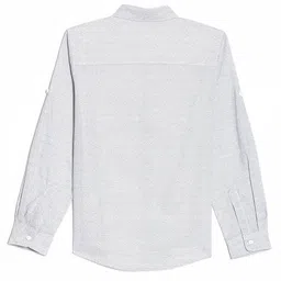 allen solly Boys Micro Print Slim Fit Shirt image 2