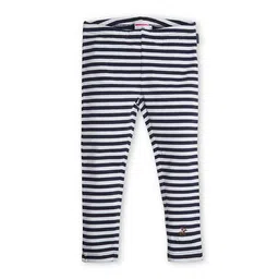 beverly hills polo club Girls Striped Leggings with Elasticated Waist image 2