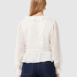 forever new Women Regular Fit Blouson Top image 2